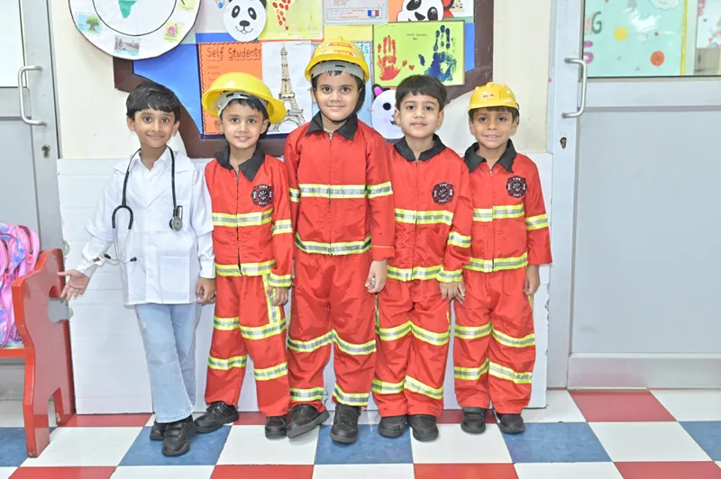 Meet our community helpers — dress-up activity