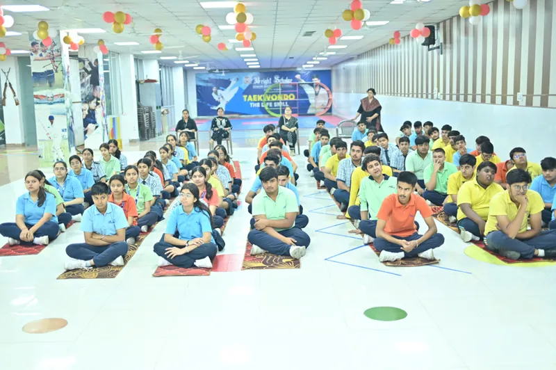 Yoga session